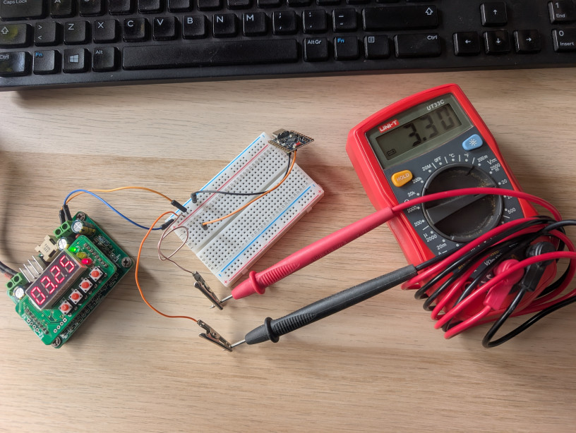 esp32-c6 super mini deepsleep voltage V